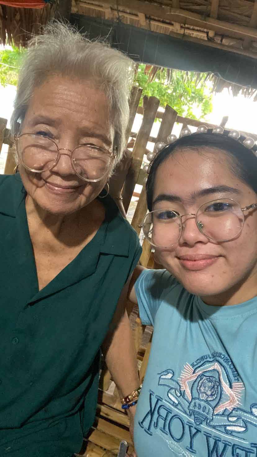 ARA Penaranda and her Lola Pacita Sison.